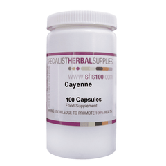 Specialist Herbal Supplies (SHS) Cayenne Capsules 100s
