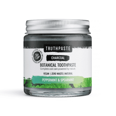 Truthpaste Charcoal Botanical Toothpaste Peppermint & Spearmint 100ml