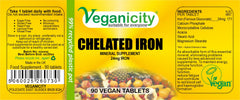 Veganicity Chelated Iron 24mg