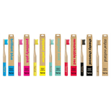 F.E.T.E Children's Bamboo Toothbrush - Yippee Yellow (single)