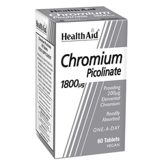 Health Aid Chromium Picolinate 1800ug 60s