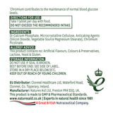 Natures Aid Chromium Picolinate (Elemental) 200µg 90s