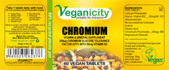 Veganicity Chromium 200Âµg