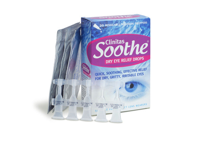 Clinitas Soothe Dry Eye Relief Drops 20's