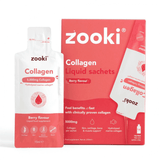 Zooki Collagen Liquid Sachets Berry Flavour 5,000mg 14x15ml CASE