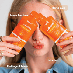 Zooki Collagen Liquid Sachets Mango Peach Flavour Super Strength 11,000mg 14x18.5ml Sachets CASE