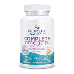 Nordic Naturals Complete Omega-D3 Lemon 60s