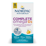 Nordic Naturals Complete Omega-D3 Lemon 60s