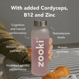 Zooki Creatine+ For Men Wild Berry Flavour Powder Sticks 30x6.78g CASE