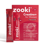 Zooki Creatine+ For Women Summer Fruits Flavour Powder Sticks 30x6.58g CASE