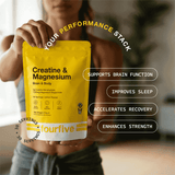 fourfive nutrition Creatine & Magnesium Brain and Body Pouch 270g