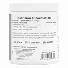 NaturesPlus Creatine Micro-Optimised 330g