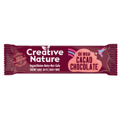Creative Nature Oh Wow Cacao Chocolate Chewy Choc Oatie Bar 38g x 20 CASE