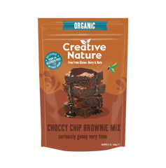 Creative Nature Choccy Chip Brownie Mix (Organic) 400g