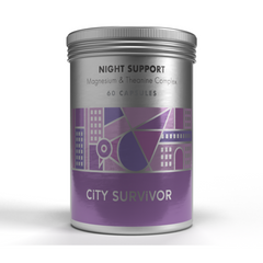 City Survivor Night Support Magnesium & Theanine Complex 60's