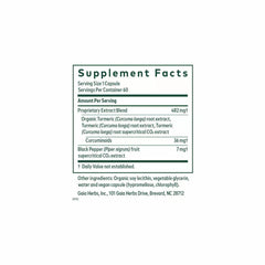 Curcuma Supreme NK-kB Formula - 60 Liquid Phyto-Caps | Gaia Herbs