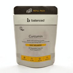 Balanced Curcumin (Turmeric Extract) (Refill Pack) 30s