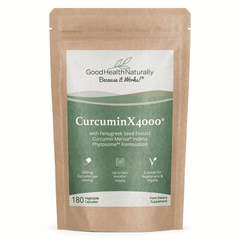 Good Health Naturally CurcuminX4000 With Fenugreek Seed Extract Refill Pouch 180s