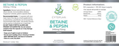 Cytoplan Betaine & Pepsin 60's