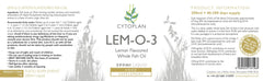 Cytoplan Lem-O-3 Whole Fish Oil 200ml