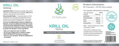 Cytoplan Krill Oil 500mg 60's