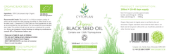 Cytoplan Organic Black Seed Oil 200ml