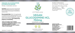 Cytoplan Vegan Glucosamine HCL 750mg 60s