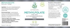 Cytoplan Methylfolate Folic Acid 60's