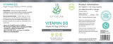 Cytoplan Vitamin D3 Vegan 62.5ug 60's