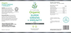 Cytoplan Organic Super Greens + Immunity 150g