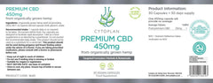 Cytoplan Premium CBD 450mg Complex 30s