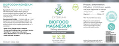 Cytoplan Biofood Magnesium 100mg 60's