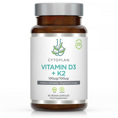 Cytoplan Vitamin D3 + K2 (Vegan) 60's