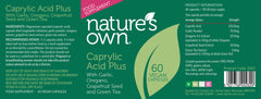 Nature's Own Caprylic Acid Plus 60's