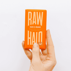 Raw Halo Dark & Orange Organic Chocolate Vegan 35g