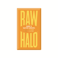 Raw Halo Dark & Salted Caramel Organic Chocolate Vegan 22g