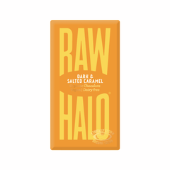 Raw Halo Dark & Salted Caramel Organic Chocolate Vegan 35g