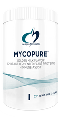 Designs For Health MycoPure Shiitake Fermented Plant Proteins Golden Milk 510g