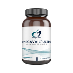 Designs For Health OmegAvail Ultra With Vitamins D3, K1, And K2 120's
