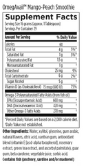 Designs For Health OmegAvail Mango Peach Smoothie 454g