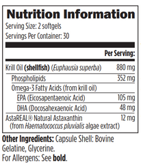 Designs For Health XanthOmega Krill Oil 60's