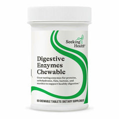 Digestive Enzymes Chewable - 60 Chewable Tablets | Seeking Health