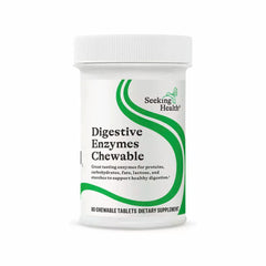 Digestive Enzymes Chewable - 60 Chewable Tablets | Seeking Health