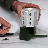 Lifestyle Vitamins Weekly Rotating Pill Dispenser with Box and Lid – Forest Green