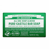 Dr Bronner's Magic Soaps All-One Almond Pure-Castile Bar Soap 140g