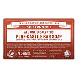 Dr Bronner's Magic Soaps All-One Eucalyptus Pure-Castile Bar Soap 140g