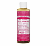 Dr Bronner's Magic Soaps 18-in-1 Hemp Rose Pure-Castile Liquid Soap 237ml