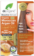 Dr Organic Organic Moroccan Argan Oil Liquid Gold 100% Pure Oil 50ml