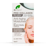 Dr Organic Pro Collagen Plus+ Anti-Aging Moisturiser with Black Pearl Complex 50ml