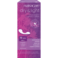Natracare Dry & Light Natural Pads For A Sensitive Bladder 16s Plus